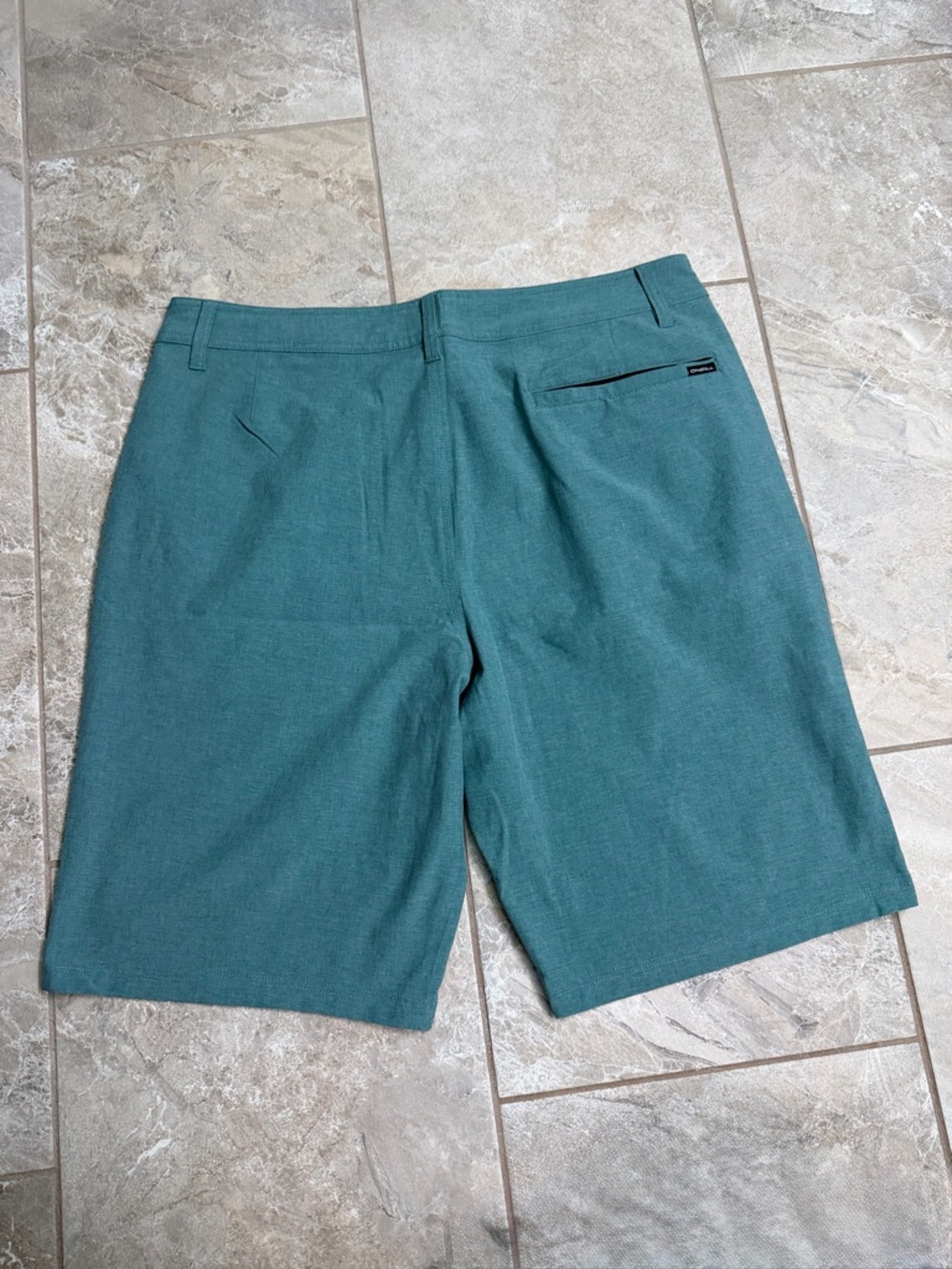 O'Neill Teal Men's Flat Front Hybrid Shorts - Picture 2 of 7